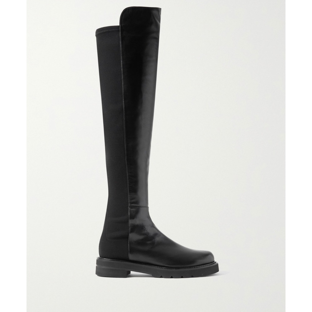 Stuart Weitzman over the knee boots black chunky